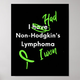 Non Hodgkins Lymphoma Awareness Remission Lymphoma Poster