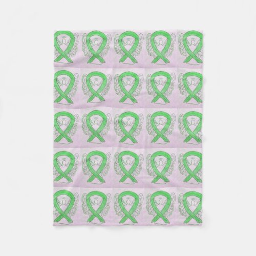 Non_Hodgkins Lymphoma Awareness Ribbon Blankets