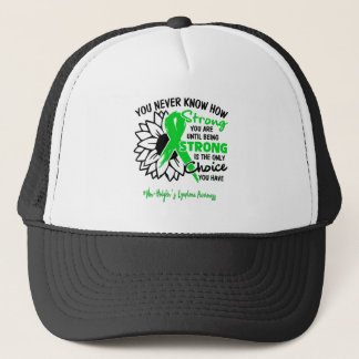 Non-Hodgkin's Lymphoma Awareness Ribbon Support Trucker Hat