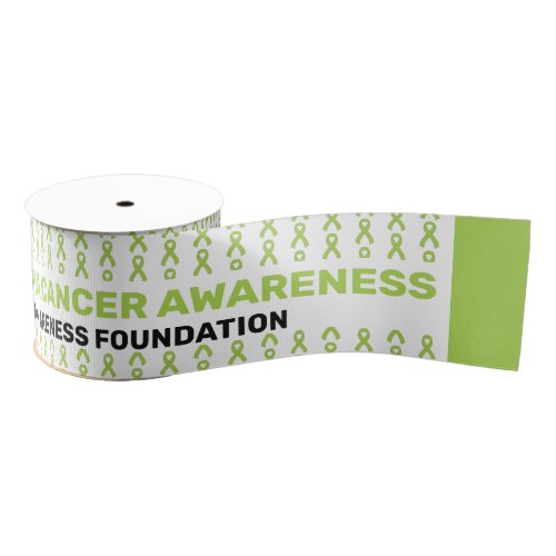 Non_Hodgkins Lymphoma Cancer Awareness Patten Gro Grosgrain Ribbon