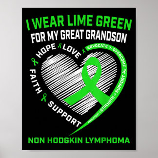 Non Hodgkins Lymphoma Cancer Awareness Shirt Great Poster