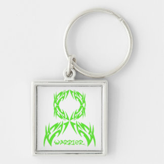 Non-Hodgkin's Lymphoma Cancer Mens Warrior Tribal Keychain