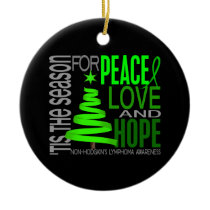 Non-Hodgkin's Lymphoma Christmas 1 Ornaments