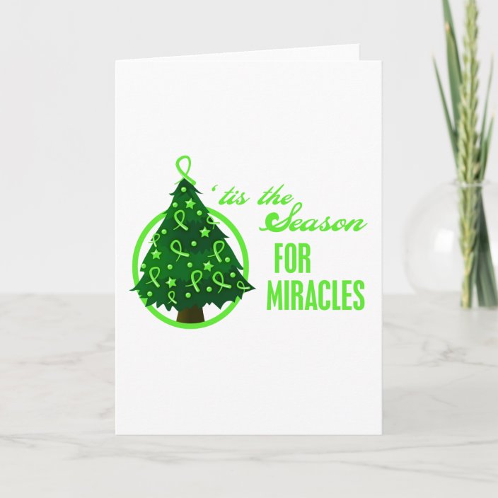 Non-Hodgkins Lymphoma Christmas Miracles Holiday Card | Zazzle.com