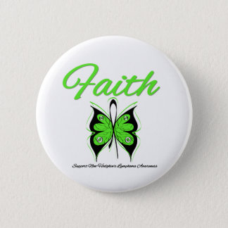 Non Hodgkins Lymphoma Faith Butterfly Ribbon Button