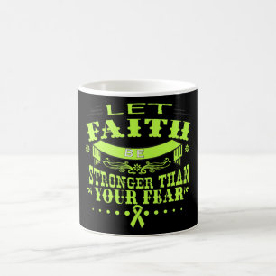 Non-Hodgkins Lymphoma Faith Stronger than Fear Coffee Mug