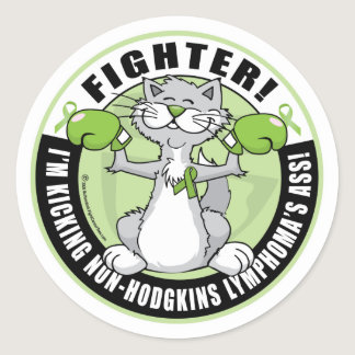 Non-Hodgkins Lymphoma Fighter Classic Round Sticker