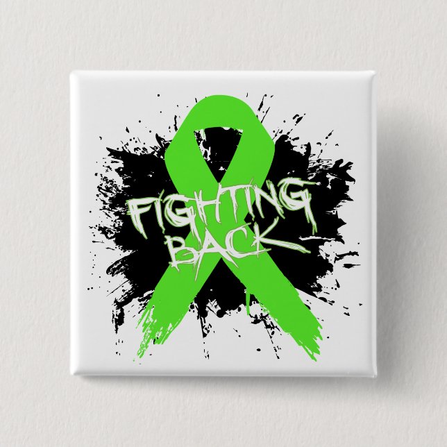 Non-Hodgkins Lymphoma - Fighting Back Pinback Button (Front)