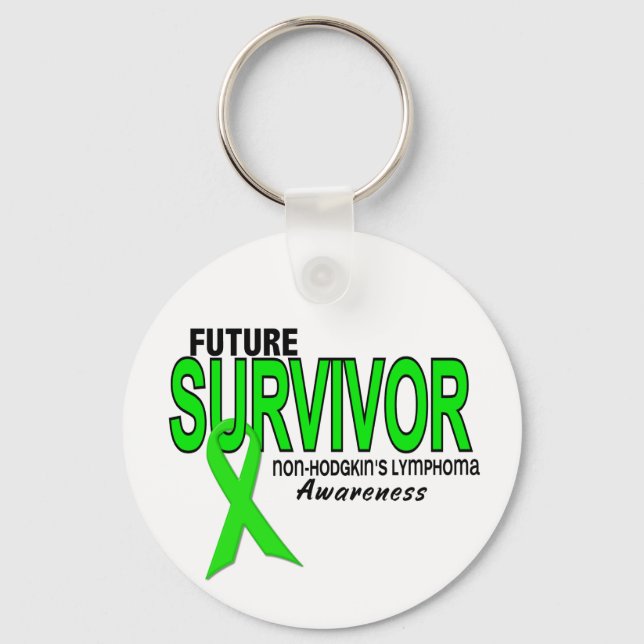 Non-Hodgkins Lymphoma Future Survivor Keychain (Front)
