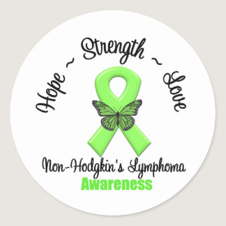 Non-Hodgkin's Lymphoma  Hope Classic Round Sticker
