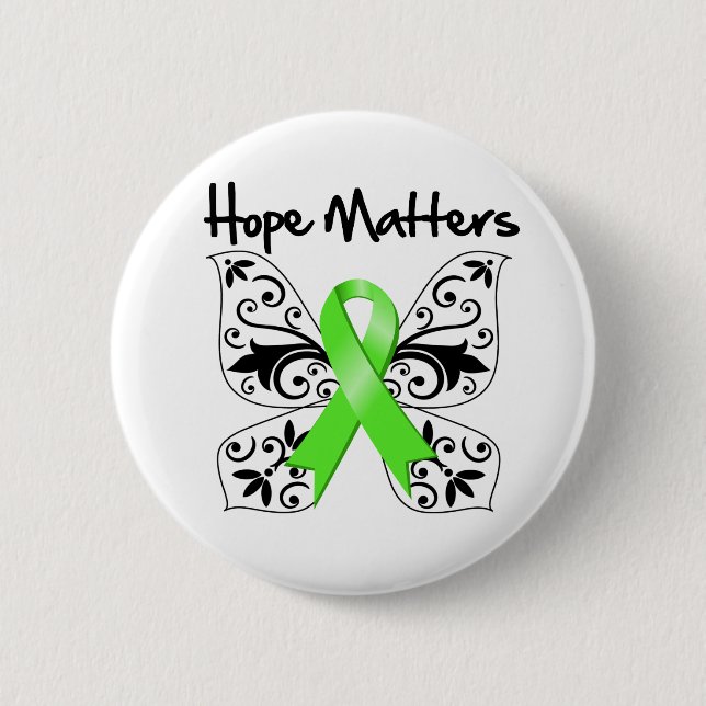 Non-Hodgkins Lymphoma Hope Matters Pinback Button (Front)