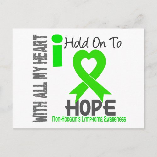 Non_Hodgkins Lymphoma I Hold On To Hope Postcard