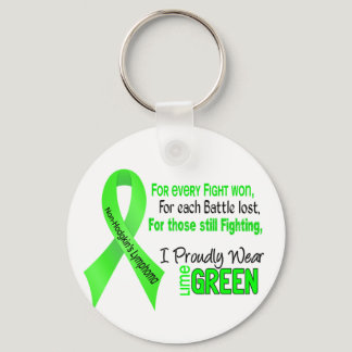 Non-hodgkins Lymphoma I Proudly Wear Lime Green Keychain