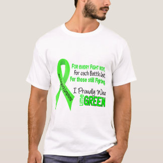 Non-hodgkins Lymphoma I Proudly Wear Lime Green T-Shirt