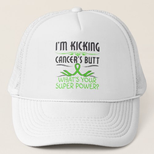 Non_Hodgkins Lymphoma Kicking Cancer Butt Trucker Hat
