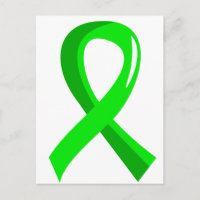 Non-Hodgkin's Lymphoma Lime Green Ribbon 3
