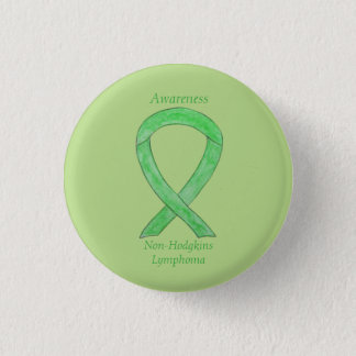 Non-Hodgkins Lymphoma Lime Green Ribbon Pins