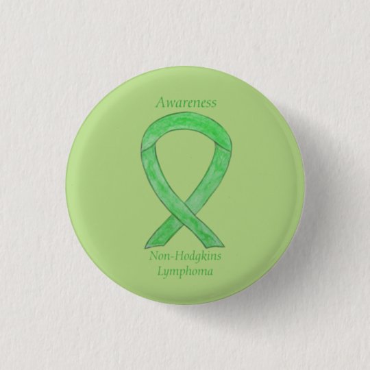 Non-Hodgkins Lymphoma Lime Green Ribbon Pins | Zazzle.com