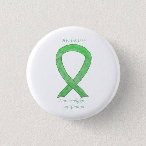 Non_Hodgkins Lymphoma Lime Green Ribbon Pins