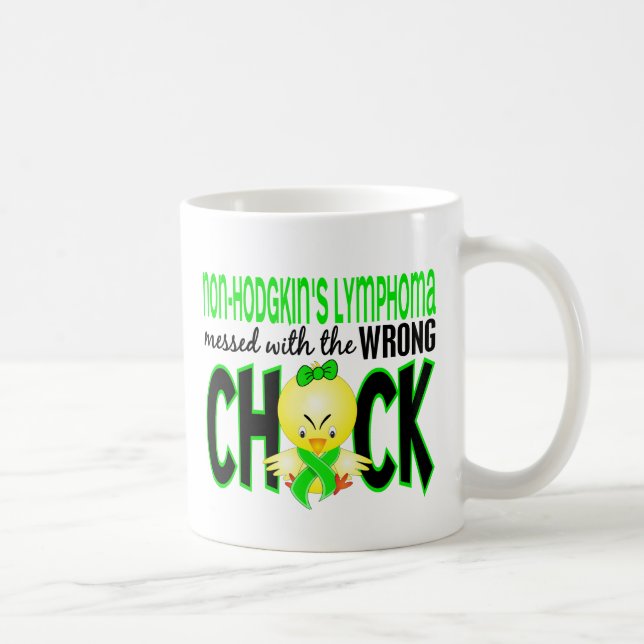 Non-Hodgkin's Lymphoma Messed With The Wrong Chick Coffee Mug (Right)
