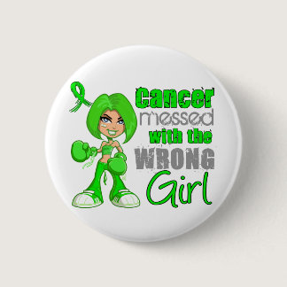 Non-Hodgkin's Lymphoma Messed With Wrong Girl.png Pinback Button