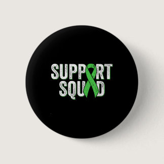 Non-hodgkins Lymphoma Support Squad - Lime Green A Button