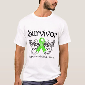 Non-Hodgkins Lymphoma Survivor Floral Deco T-Shirt