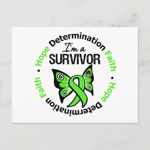 Non_Hodgkins Lymphoma Survivor Hope Determination Postcard