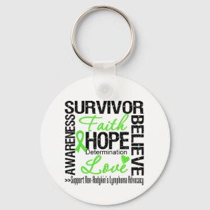 Non Hodgkins Lymphoma Survivors Motto Keychain