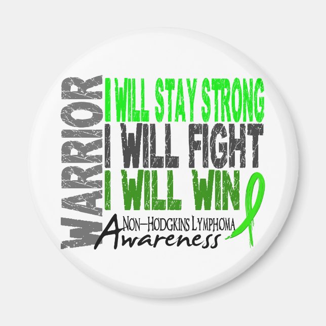 Non-Hodgkins Lymphoma Warrior Magnet (Front)