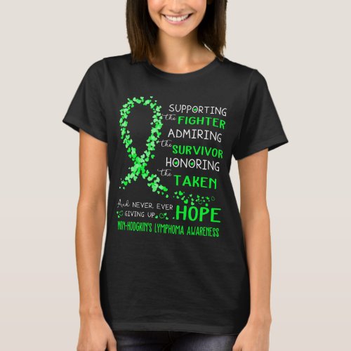 Non_Hodgkins Lymphoma Warrior Supporting Fighter T_Shirt