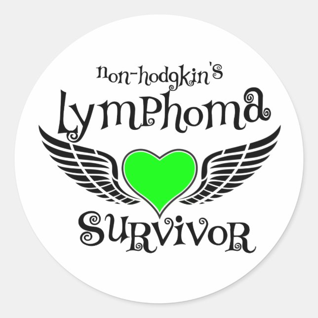 Non-Hodgkin's Survivor Classic Round Sticker (Front)