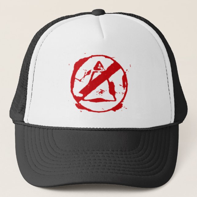 Non-Illuminati Symbol Trucker Hat (Front)