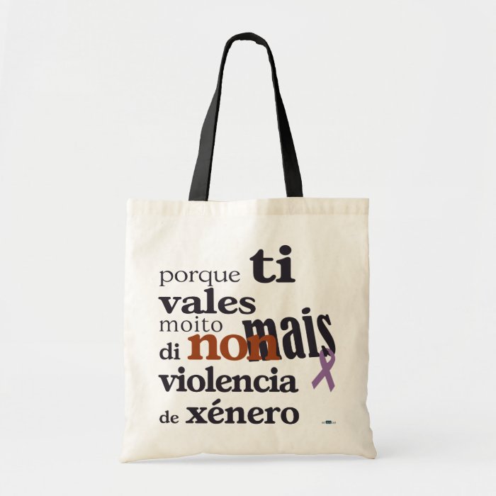 Non Mais Violence of Xénero Canvas Bags
