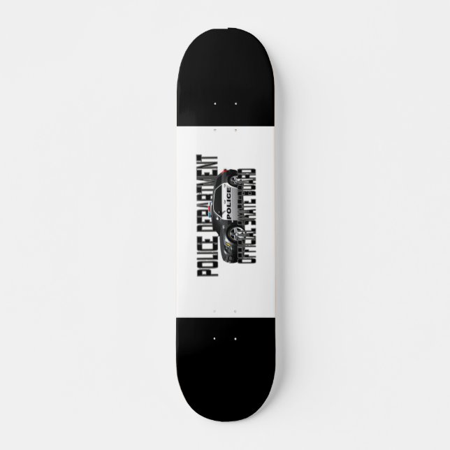 NON-OFFICIAL POLICE SKATEBOARD (Front)