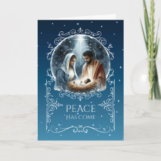 Non-Photo Christmas Holiday Card African-American