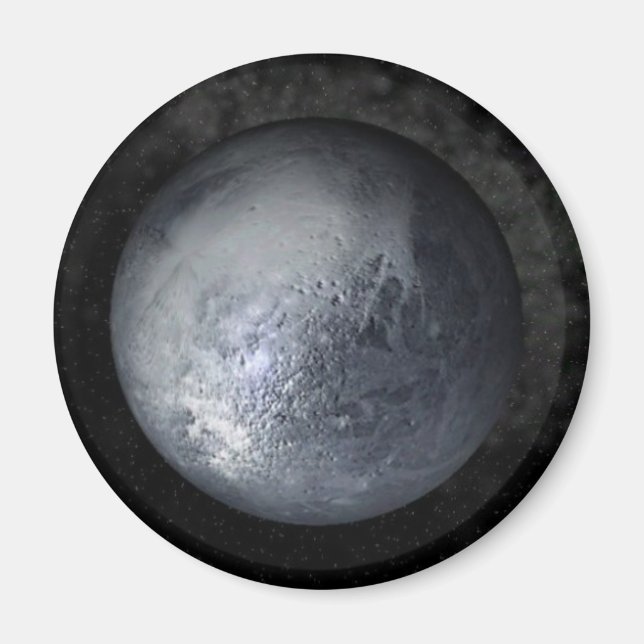 Non-Planet Pluto Astronomy Collector Magnet (Front)