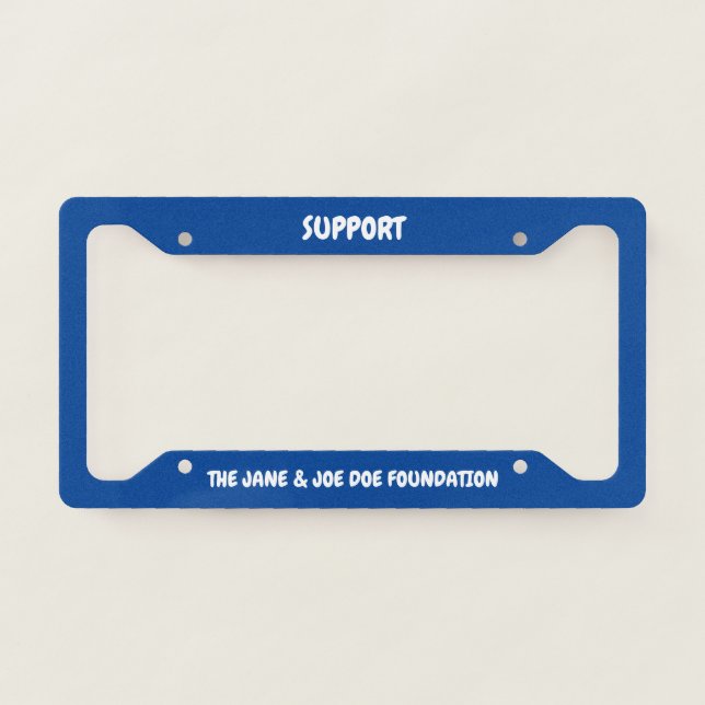 Non-Profit License Plate Frame (Front)