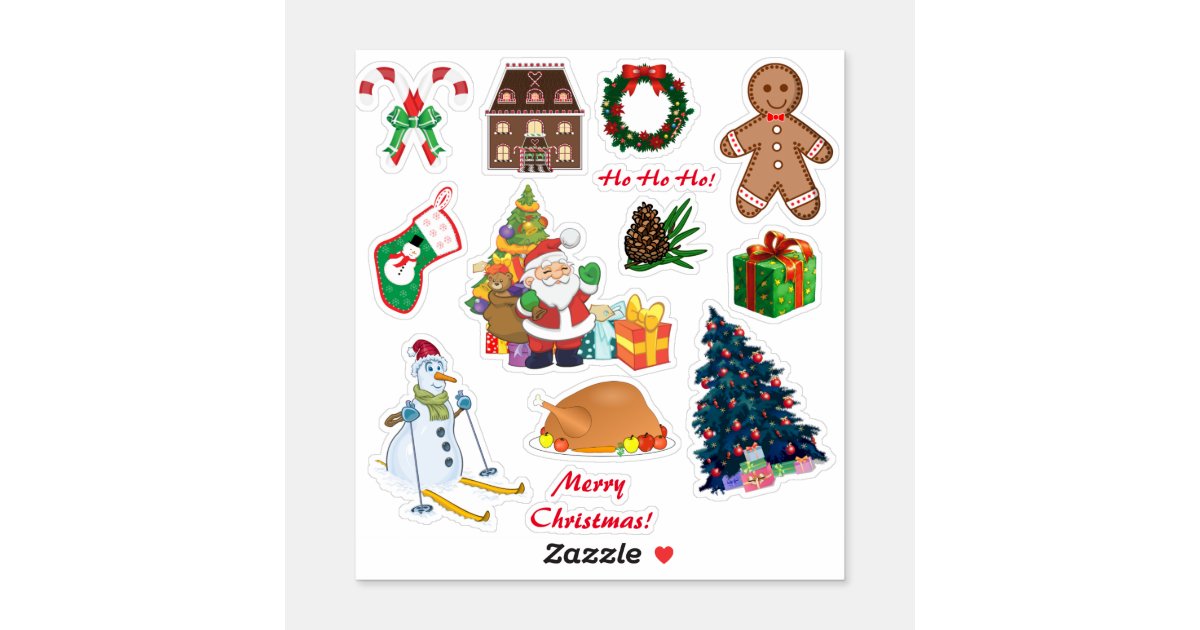 Christmas Wax Seal Sticker set - My Community Made