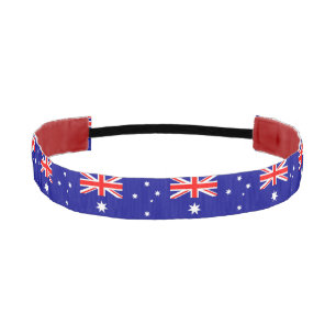 Non-Slip Headband with Flag of Australia