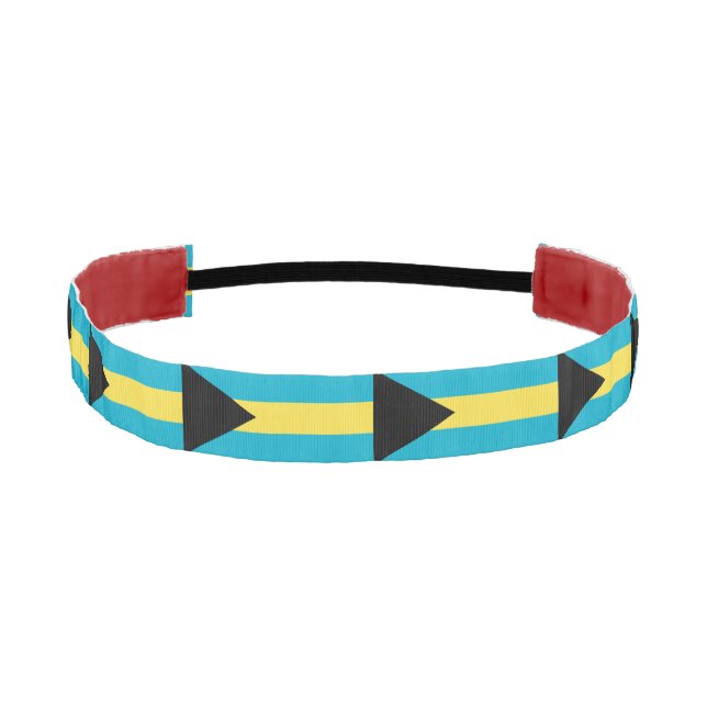 Non-Slip Headband with Flag of Bahamas (Front)