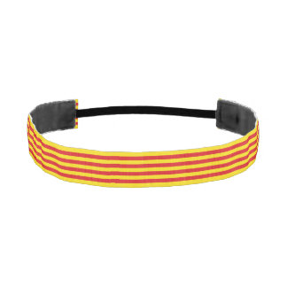 Non-Slip Headband with Flag of Catalonia