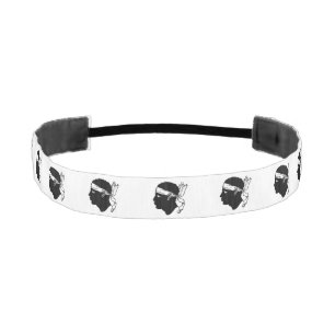 Non-Slip Headband with Flag of Corsica