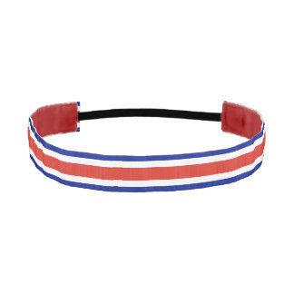 Non-Slip Headband with Flag of Costa Rica