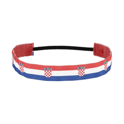 Non_Slip Headband with Flag of Croatia