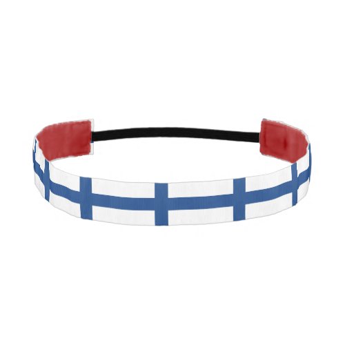 Non_Slip Headband with Flag of Finland