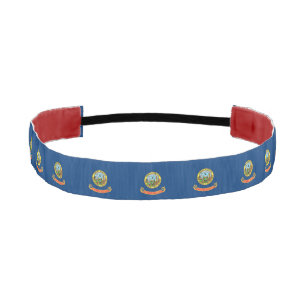Non-Slip Headband with Flag of Idaho, USA