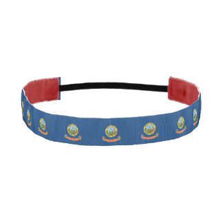 Non-Slip Headband with Flag of Idaho, USA