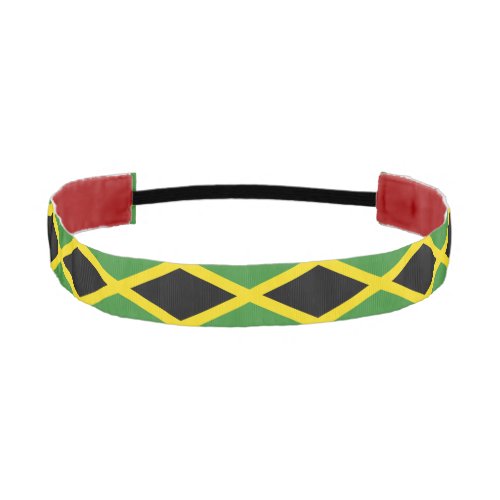 Non_Slip Headband with Flag of Jamaica