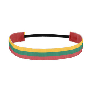 Non-Slip Headband with Flag of Lithuania